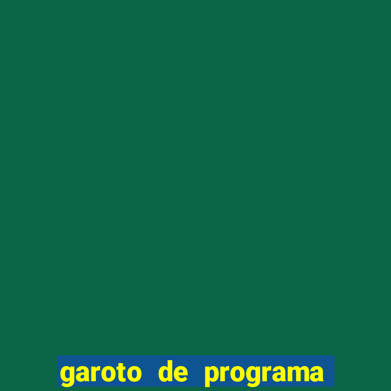 garoto de programa rio de janeiro