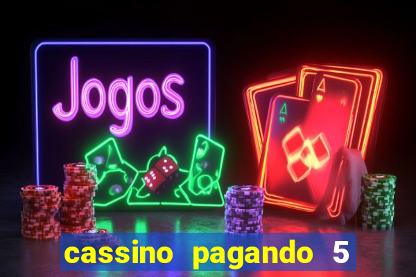 cassino pagando 5 reais no cadastro