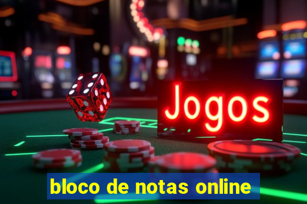 bloco de notas online