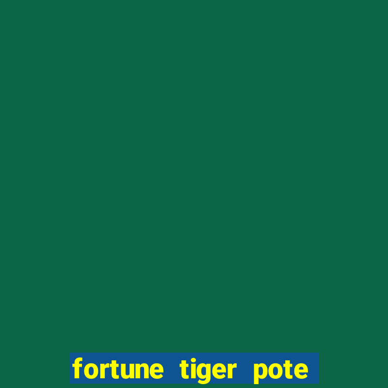 fortune tiger pote de ouro