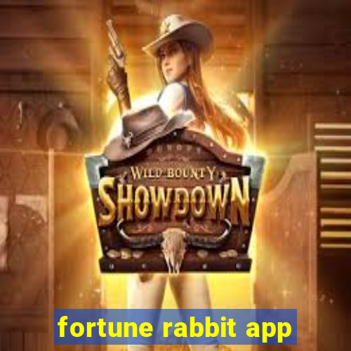 fortune rabbit app