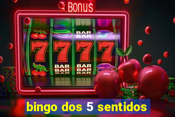 bingo dos 5 sentidos