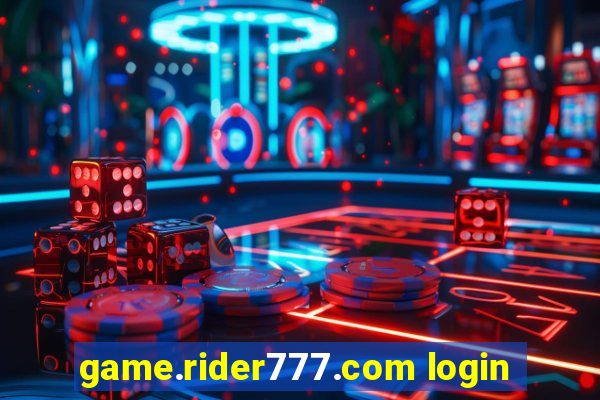 game.rider777.com login