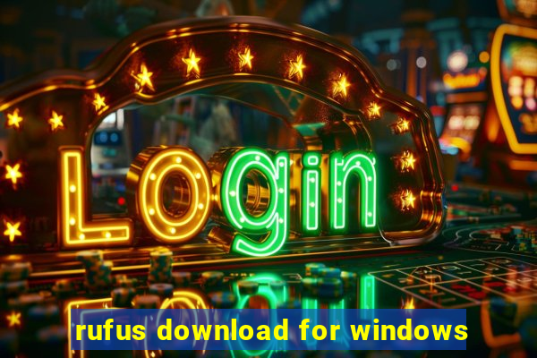 rufus download for windows